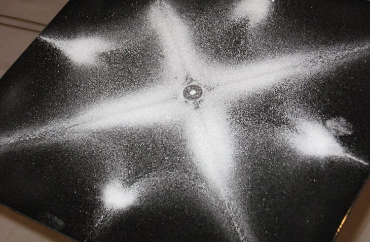 Cymaticskin on Plate