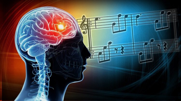 music and brain waves interaction