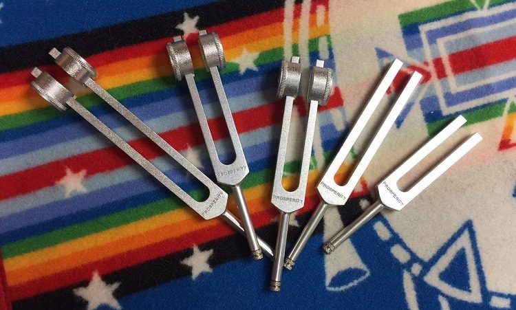 Set of 5 Tuning Forks