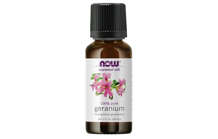 NOW Essential Geranium Oil Steam Distilled 100 Pure Vegan