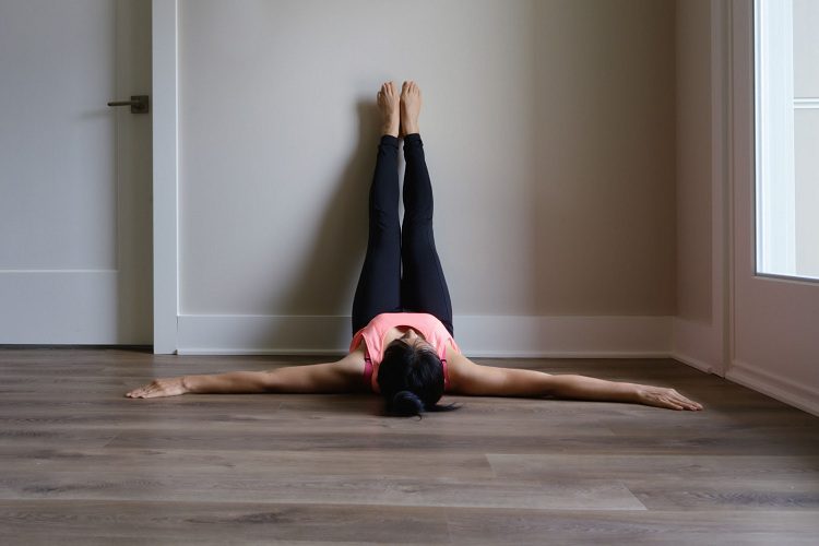 Legs Up Wall Pose