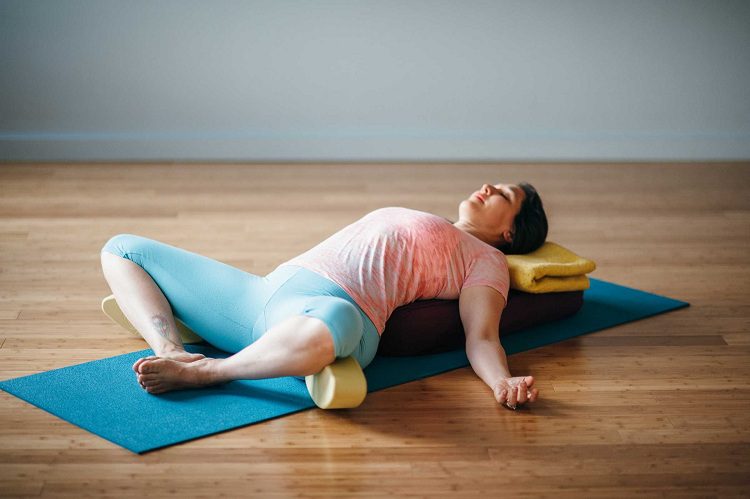 Supported Reclining Butterfly Pose