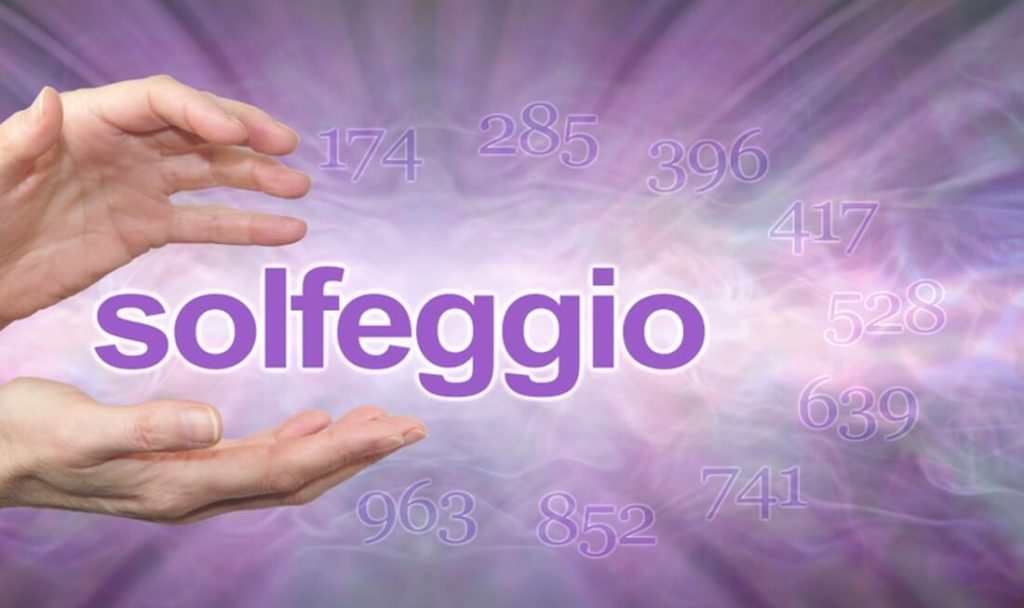 hand with solfeggio
