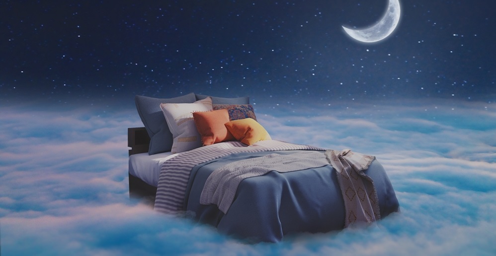 comfortable bed for sleeping in clouds
