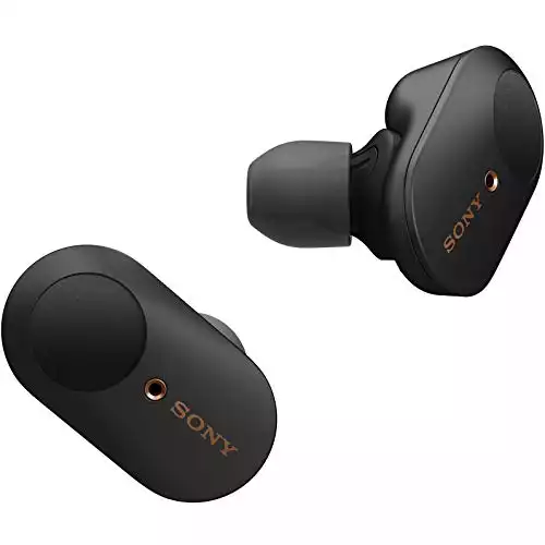 Sony WF-1000XM3 Industry Leading Noise Canceling Truly Wireless Earbuds Headset/Headphones with AlexaVoice Control And Mic For Phone Call, Black