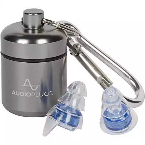 AudioPlugs - High Fidelity Earplugs - Hearing Protection Ear Plugs Noise Reduction for Concerts, Motorcycle, Sensory Disorders (Tinnitus Relief