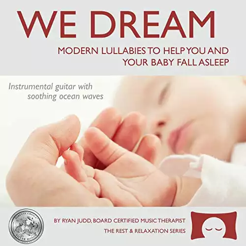 Lullaby Sleep CD, We Dream: Vol. 1 - Helps You and Your Baby Fall Asleep - Soothing Guitar Music with White Noise